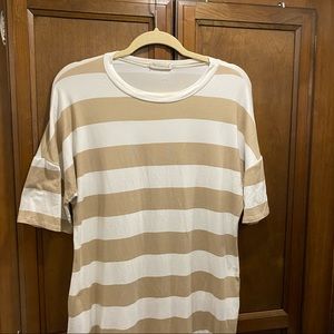 Striped T-shirt Dress